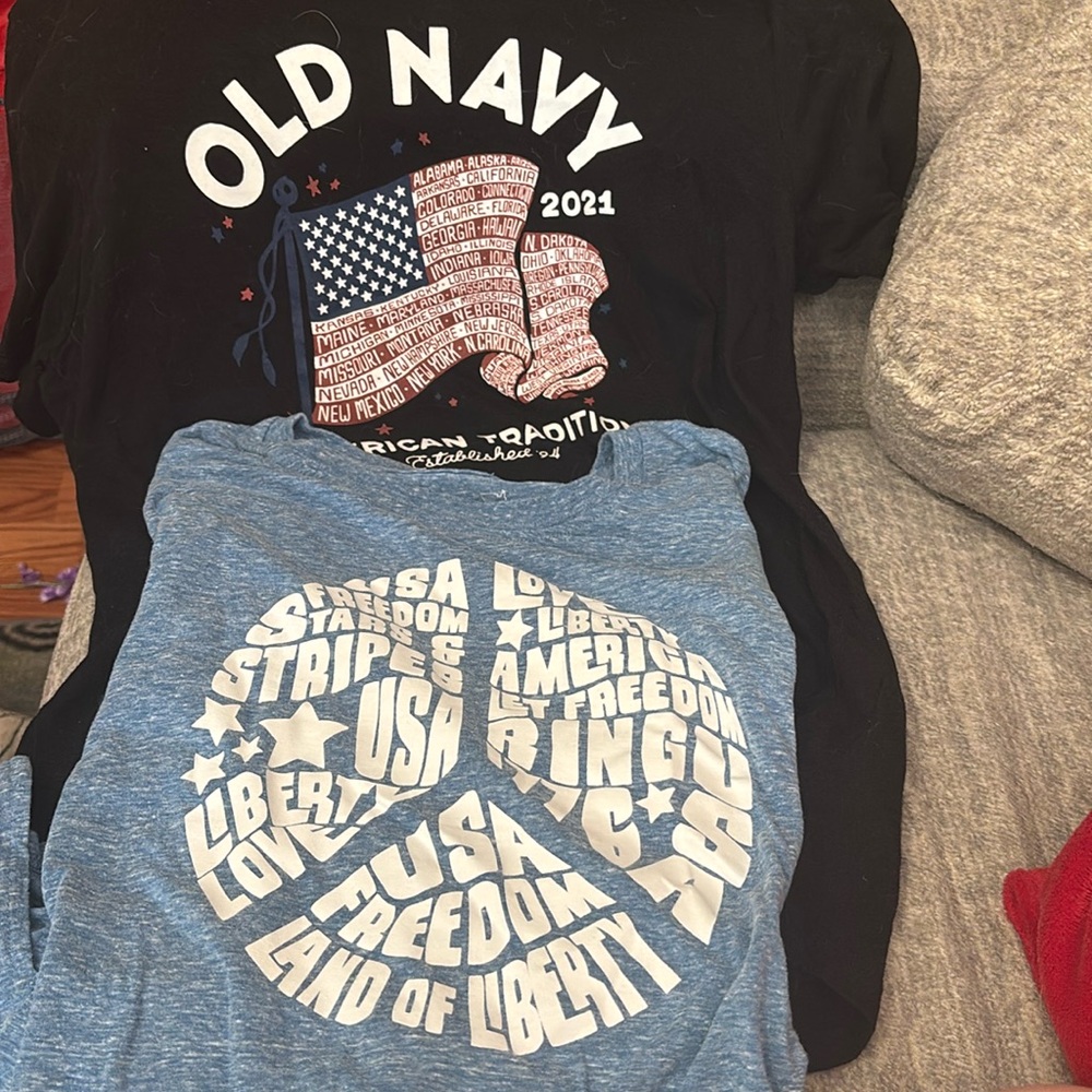 Old Navy Fourth of July T-shirts